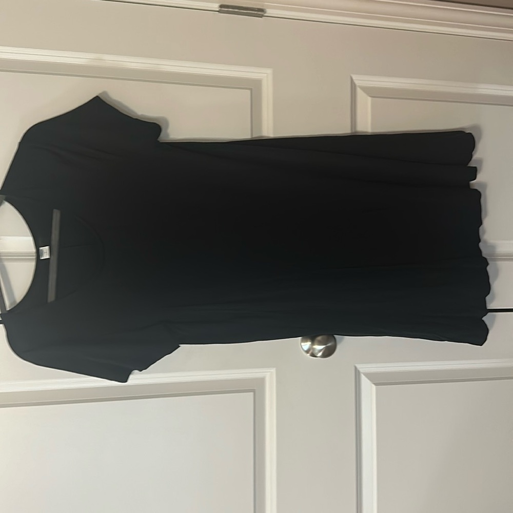 Old navy, swing dress; black, size large